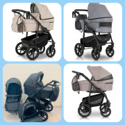 Verdi Sonic Comfort (Eco melna plume) Bērnu universālie rati 3in1 Verdi Sonic Comfort (Eco melna plume) Bērnu universālie rati 3in1
